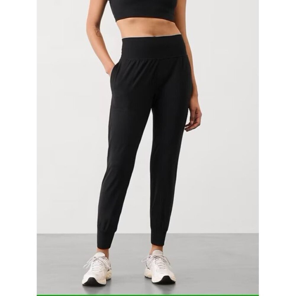 ATHLETA Salutation High Rise Jogger Black Sz S #531288 EUC - Picture 2 of 5